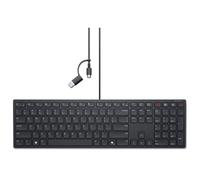 Dell Tastiera Ufficio KB525C USB QWERTY US International Nero