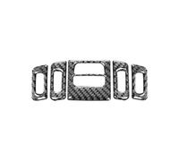 Dell' Trim Per BMW Serie 3 E90 E92 E93 2005-2012 Centro Uscita Aria Pulsante Di Regolazione Trim Copertura Decor Trim Adesivo(Style A Black)