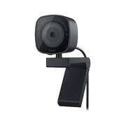 Dell Webcam WB3023-2K risoluzione QHD/FHD/HD, sensore Sony, apertura f2.0, rilevamento volti, microfono con riduzione del rumore, zoom HD 2X, USB-A, certificazione Microsoft Teams/Zoom, nero