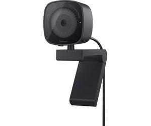 Dell Webcam WB3023-2K risoluzione QHD/FHD/HD, sensore Sony, apertura f2.0, rilevamento volti, microfono con riduzione del rumore, zoom HD 2X, USB-A, certificazione Microsoft Teams/Zoom, nero