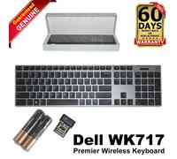 Dell WK717 Premier Wireless Keyboard BT + USB Dongle US QWERTY Gray 4YRRD