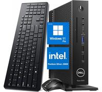 Dell Wyse 5070 Mini Desktop Computer, Micro PC Core Celeron J5005, 8GB RAM, 256GB SSD, Keyboard, Windows 11 Pro (Renewed)