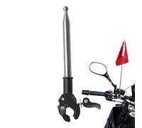 della bandiera motociclistica - I pali transizioni flag senza problemi | Soluzione di montaggio Adatto Flagpoles | Bernella di bandiera per biciclette per morsetti a base regolabili