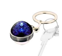 della borsa, chiave - Constellation Pendse per zaino,Ornamento di auto appeso decorativo che nel buio per la decorazione di zaino chiave, vergine, Consulte la descripción