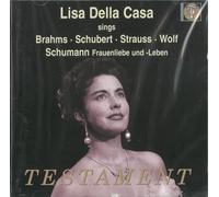DELLA CASA/HUDEZ/PESC Lisa Della Casa Sings Brahms, Schubert, Strauss and W (CD)
