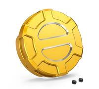 Della disco del freno Adatto per Harley 2017-2024 Coperchio terminale motorino di avviamento Road King FLHR Protezione disco freno(Gold)