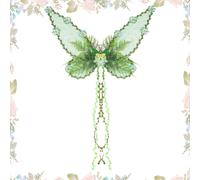 della farfalla di Halloween, con fiori e foglie 3D, creativi, costume da travestimento per ragazze, donne, cosplay, Halloween, carnevale