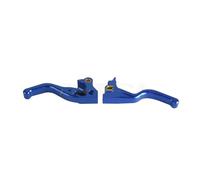 della frizione del freno 1 paio di leve freno moto in alluminio CNC, leve freno a tamburo frizione per Sportster XL1200 XS X NS CX VT XL883 NRL Leva della frizione(Blue)