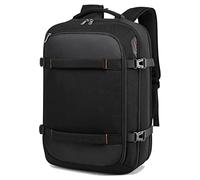 Della Gao Zaino Uomo per PC Portatile, Porta PC 15.6/17 Pollici Zaino con Fessura USB perViaggio, Nero