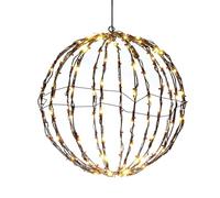 della luce di Natale | Pathway Lights Sphere - Display illuminato dalla pieghevole, palline illuminate a cornice elegante per l'arredamento delle vacanze di Halloween