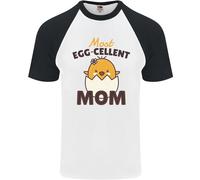 Della Mamma Giorno Pasqua Più Egg-Cellent Mamma DA UOMO S/S Baseball T-Shirt