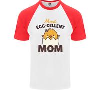 Della Mamma Giorno Pasqua Più Egg-Cellent Mamma DA UOMO S/S Baseball T-Shirt