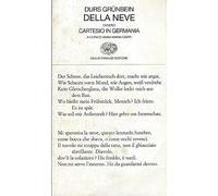 Della neve ovvero Cartesio in Germania. Testo tedesco a fronte