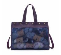 Della Q Borsetta, Canvas, Porpora, 38x25x15cm