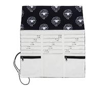 Della Q Needle Case, White/Black, Taglia unica