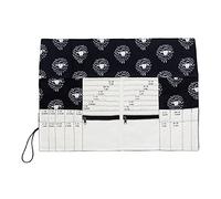 Della Q Needle Case, White/Black, Taglia unica