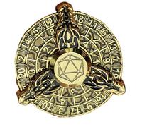 della roulette, da gioco unici,poliedrici unici e fantastici - in metallo, spinner della roulette, da gioco di ruolo, ruota dentata retrò per feste in club pub