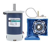 dell'acciaio del motore del riduttore dell'ingranaggio di alto potere DC24V 90W 7.5A 2100 R/min (10)