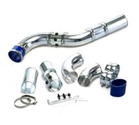 Dell'aria Tubo Aspirazione Kit Tubo Di Aspirazione Aria Universale Da 3" 76 Mm In Lega Di Alluminio Di Iniezione Diretta Del Filtro Dell'aria Fredda Turbo