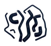 Dell'aria Tubo Aspirazione Per Fiat Per Abarth 500 595 695 Kit Tubo Flessibile Raffreddamento Radiatore Dell'acqua Silicone Tubo Aspirazione In Silicone Parti Ricambio Prestazioni(Black)