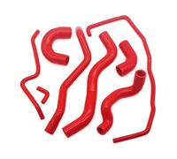 Dell'aria Tubo Aspirazione Per Fiat Per Abarth 500 595 695 Kit Tubo Flessibile Raffreddamento Radiatore Dell'acqua Silicone Tubo Aspirazione In Silicone Parti Ricambio Prestazioni(Red)
