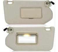 dell'automobile Aletta Parasole Per Nissan Per Pathfinder Per Infiniti QX60 JX35 Sinistra E Destra Lato Guida Passeggero Perfetta(Beige Left Right Set)