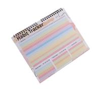 delle abitudini quotidiane con rilegatura e layout Calendario dei delle abitudini per la pianificazione degli obiettivi