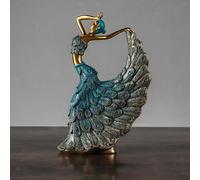 Delle donne Del Pavone Ballerino Figurine Danza Scultura Mestieri Della