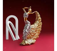 Delle donne Del Pavone Ballerino Figurine Danza Scultura Mestieri Della