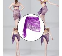 Delle donne di Danza Del Ventre Hip Sciarpa di Paillettes per la Danzatrice Del