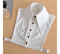 Delle donne Falso Collare Falso Staccabile Risvolto della Camicia Del