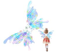 delle fate a LED - per costume luminosi, apparecchi luminosi per bambini, fantasy elettrici, perfetti per cosplay, feste di trucco, feste in giardino, spettacoli interni ed