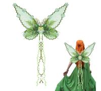 delle fate da ragazza, gioco di ruolo con fiori e foglie 3D, creativi per travestimento per ragazze, per carnevale, Halloween e cosplay