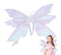 delle fate scintillanti - Accessorio per costume da farfalla luminoso, in organza brillanti per cosplay | d'angelo da donna, travestimento con angeli scintillanti, abbigliamento da