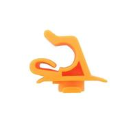 DELLEN Pezzi di Ricambio for la Sostituzione della Clip dell'asta di Supporto dell'elica del Cofano for 2017-2022 for Jeep for Renegade 68247114AA