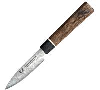 Dellinger Paring Knife Suncraft VG-10 Black Damascus 80 mm
