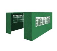 Dellonda Lato Muri Porte Windows per Gazebo Tendone 3 X 4.5m Modello Verde