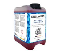Dellwing Detergente per cerchioni pronto all’uso 2.5 l, adatto per cerchioni trattati, senza acidi, accessori auto, Made in Germany