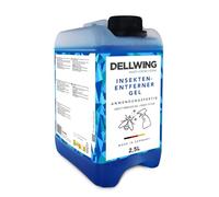 DELLWING Detergente per Insetti AktivGel 2.5 l, rimuovi Insetti Pronto all’Uso per Auto, per Vernice, Vetro e plastica, Ideale per Il pretrattamento Prima del Lavaggio, Made in Germany