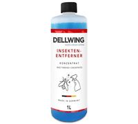 DELLWING Detergente per Insetti concentrato 1 l, rimuovi Insetti per Auto, per Vernice, Vetro e plastica, Ideale per Il pretrattamento Prima del Lavaggio, Made in Germany