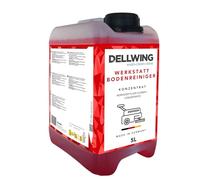 Dellwing Detergente per pavimenti officina 5 l, concentrato alcalino HD per pavimenti unti e oleosi, detergente industriale, Made in Germany