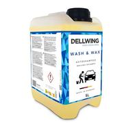 Dellwing Wash & Wax Shampoo auto concentrato 10 l, shampoo auto con cera, lavaggio e cura esterna, Made in Germany