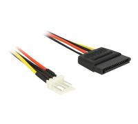Delock 0.15m SATA 15p / 4p 0,15 m SATA a 15 pin 4-pin PWM Maschio 83918