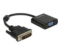 Delock 0.16m DVI-D/VGA 0,245 m DVI-D VGA (D-Sub) Maschio Femmina 1920 65658