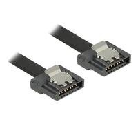 Delock 0.2m 2xSATAIII 0,2 m SATA III Maschio/Maschio Nero Dritto 83839