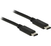DeLOCK 0.5m USB 2.0 cavo USB 0,5 m USB C Nero (Delock - USB Type-C kabel - USB-C til) NEW