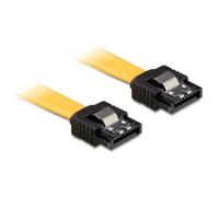 DeLOCK 0.7m SATA M/M cavo SATA 0,7 m Giallo