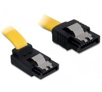 DeLOCK 0.7m SATA M/M Cavo SATA 0,7 m Giallo