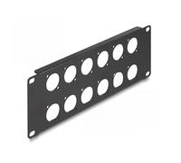 DeLOCK 10? D-Typ Patchpanel 12 Port 2 He Schwarz