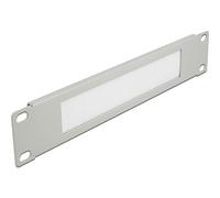 DELOCK 66531 - Gruppo spazzole per la gestione dei cavi da 10'', 1 U, grigio